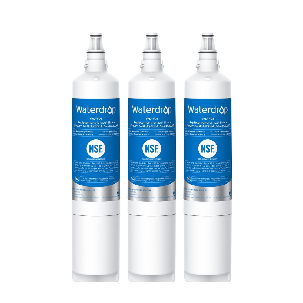 Waterdrop 5231JA2006A Replacement for LG® LT600P® Refrigerator Water Filter